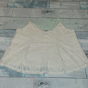 American Eagle Lace Cropped Top sz Small